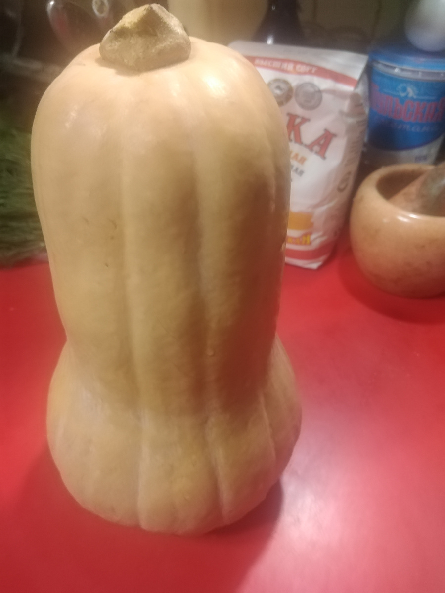 Тыква "гитара" весом 1кг 300 гр Фото автора канала