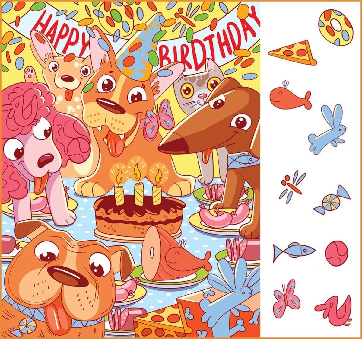 Найди преметы на картинке