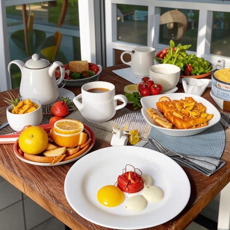 Такой завтрак, создано ИИ