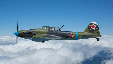 Штурмовик Ил-2 времен ВОВ