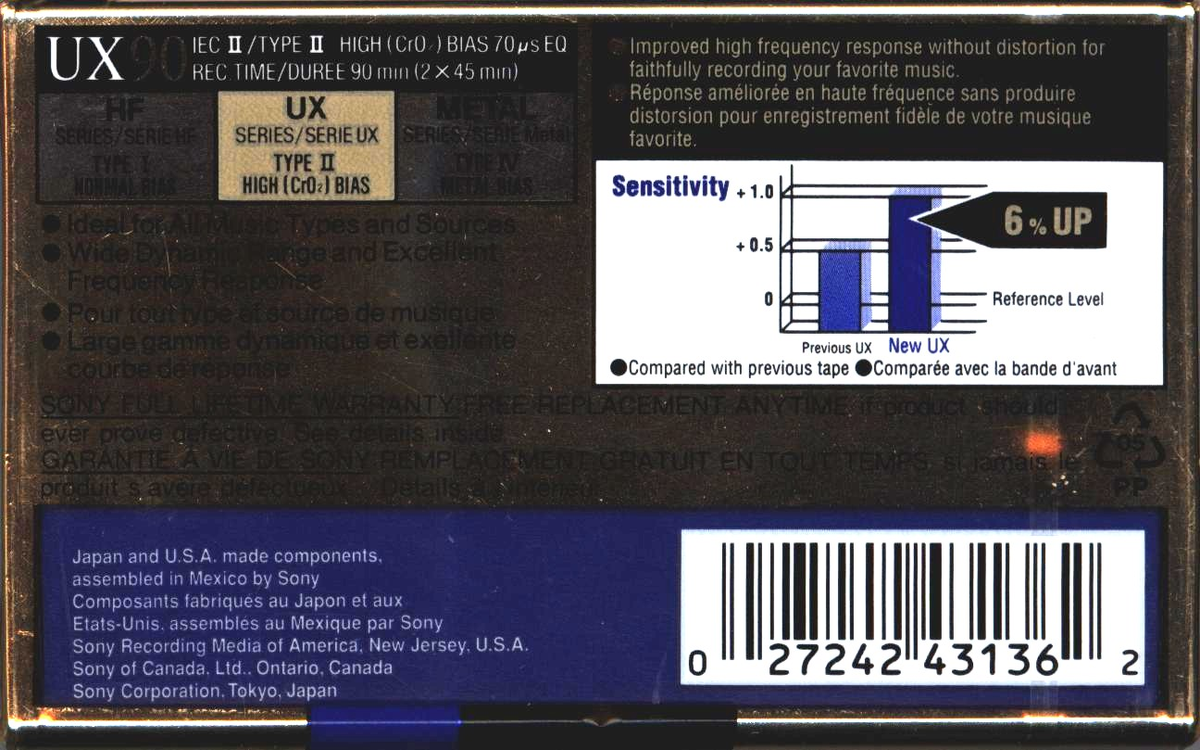 вроде бы компоненты японские и американские, а перекос между каналами - текила, однако!(((