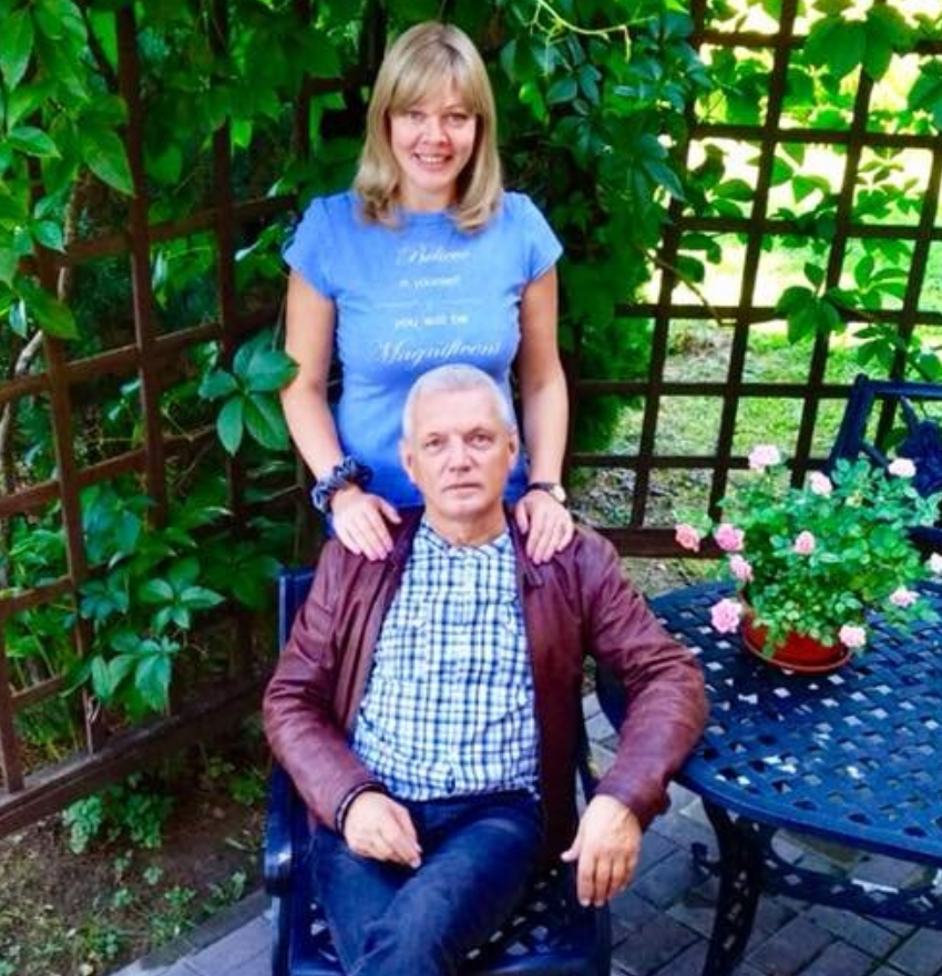 Александр Галибин с дочкой Марией