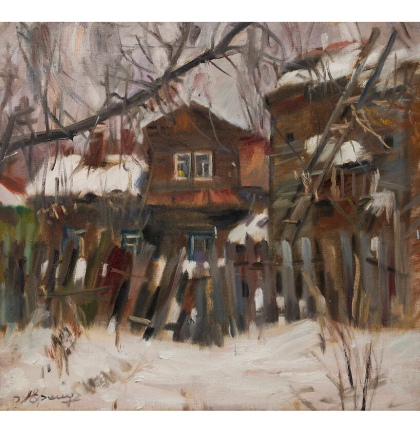 Двор дома 15 по улице Ленина, Еремин А.И. 1998 год