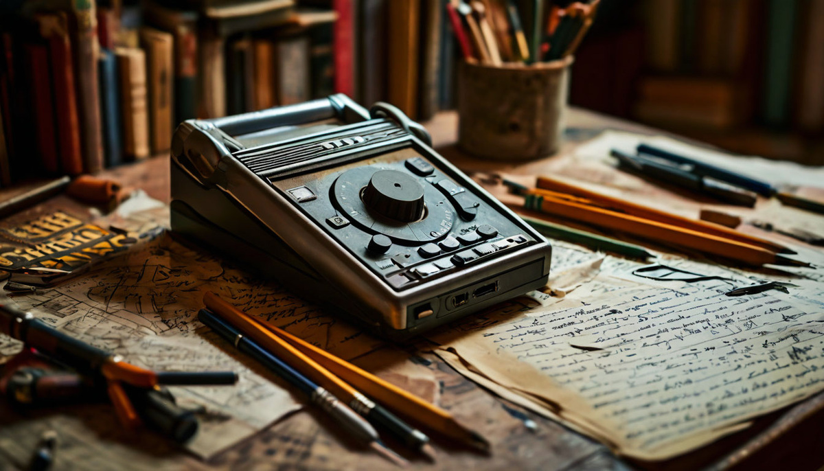 ИИ именно так представляет диктофон 