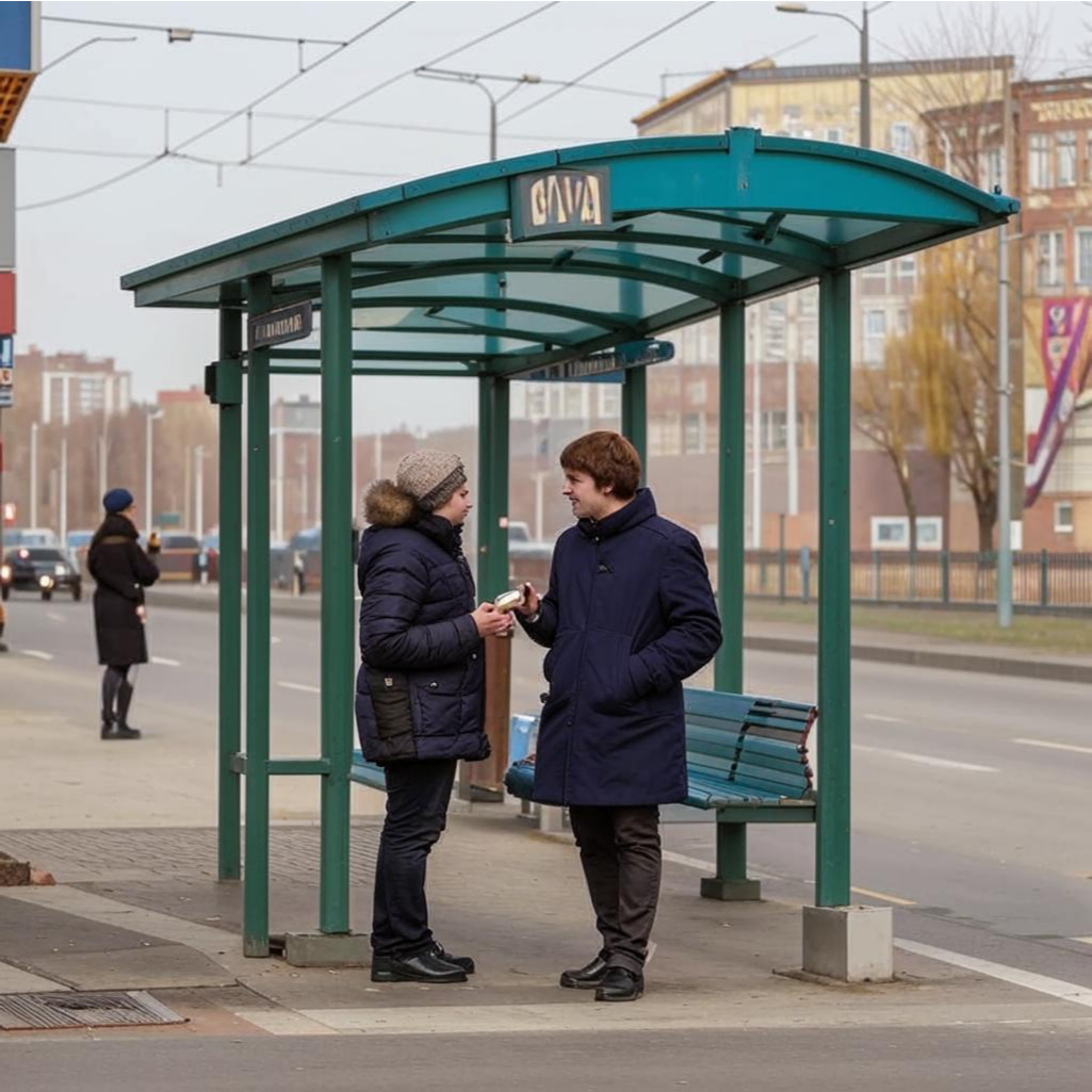 Беседа на остановке со знакомой - чем не источник идей?