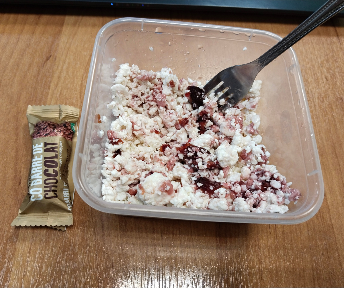 Мой типичный завтрак буднего дня