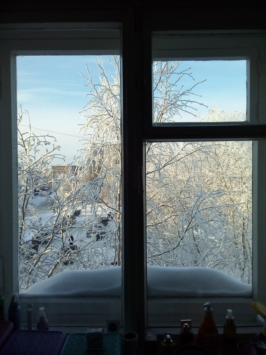 Вид из моего окна. Бывшего:((