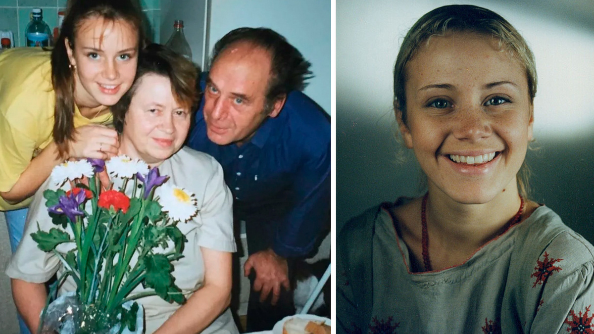 Ольга Сидорова с родителями
