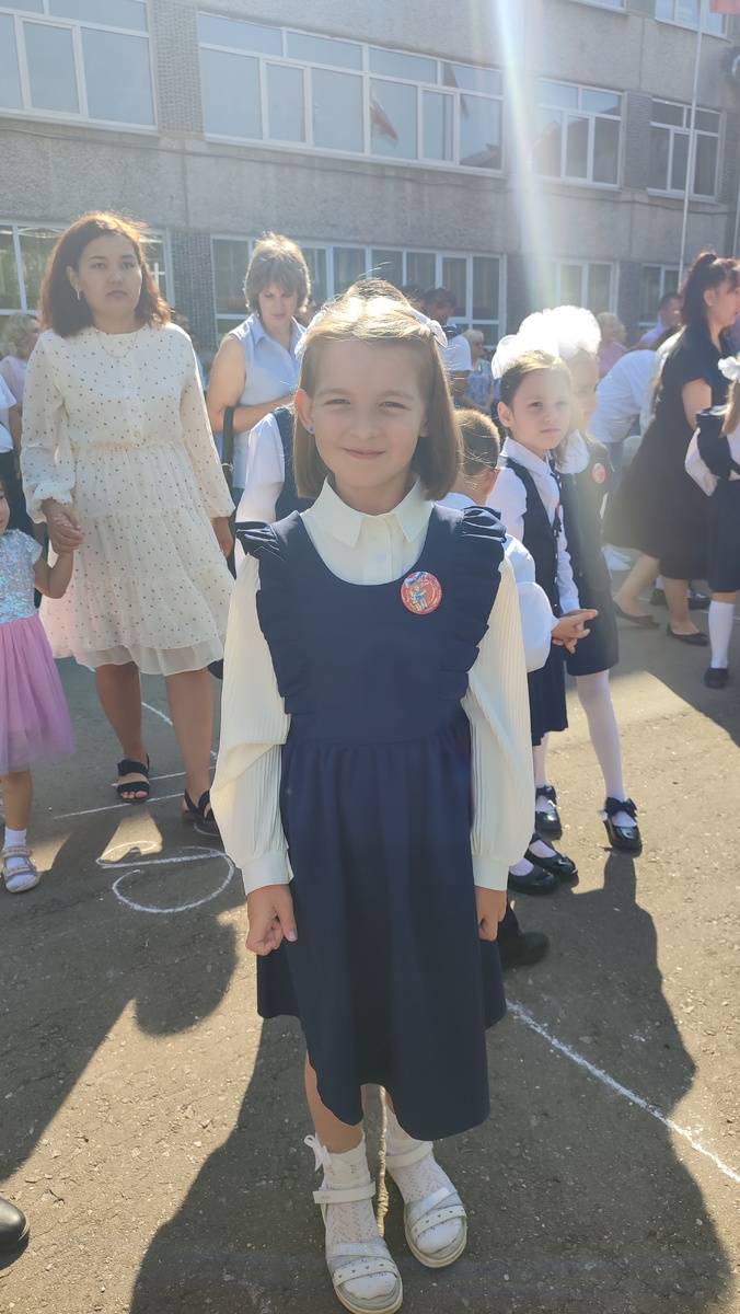    Наша первоклашка.                                                                                     