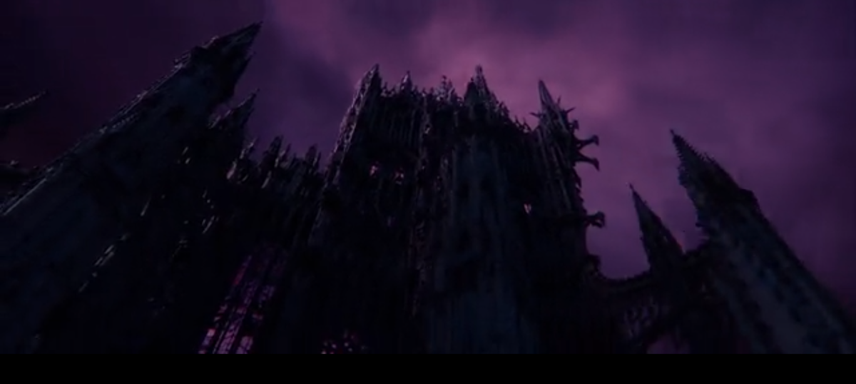 Замок Бастинды - слегка фиолетовый