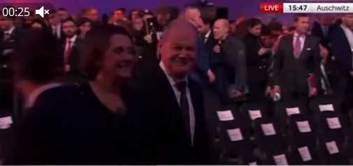 Стоп-кадр с церемонии 27 января