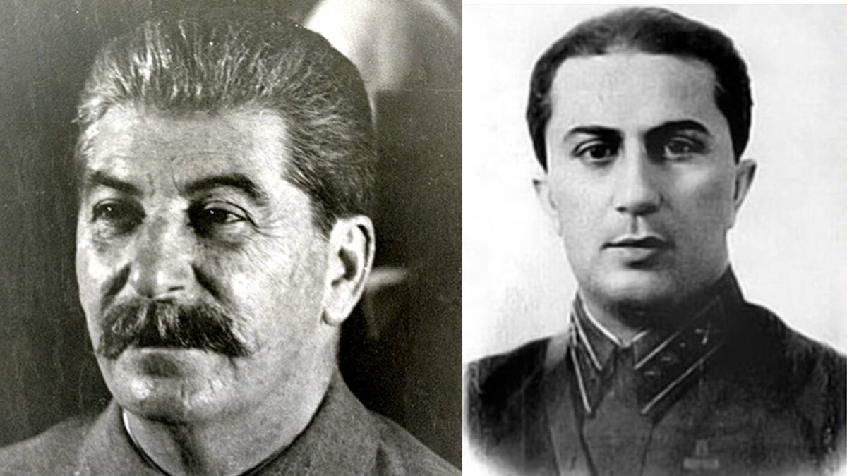 Иосиф Виссарионович Сталин и Яков Иосифович Джугашвили 