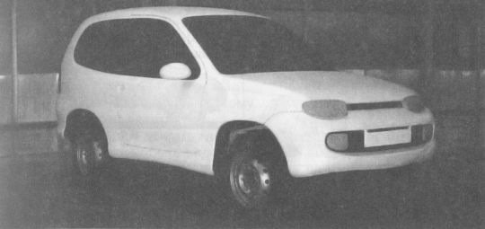 Макет трехдверного кузова 2123 дизайнера В. Кряжева 1992 год