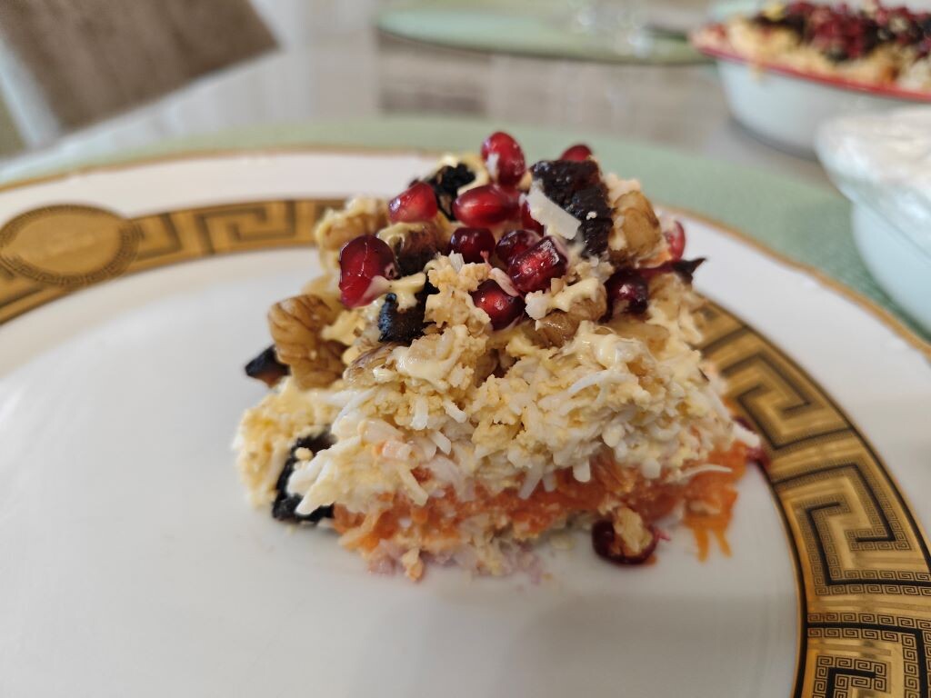 Все слои нашего салата