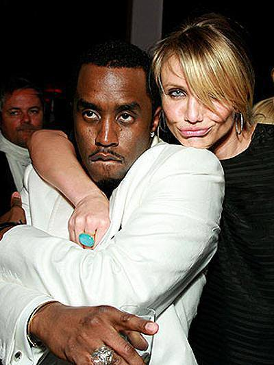 Пи Дидди и Кэмерон Диас. Фото из открытых источников.