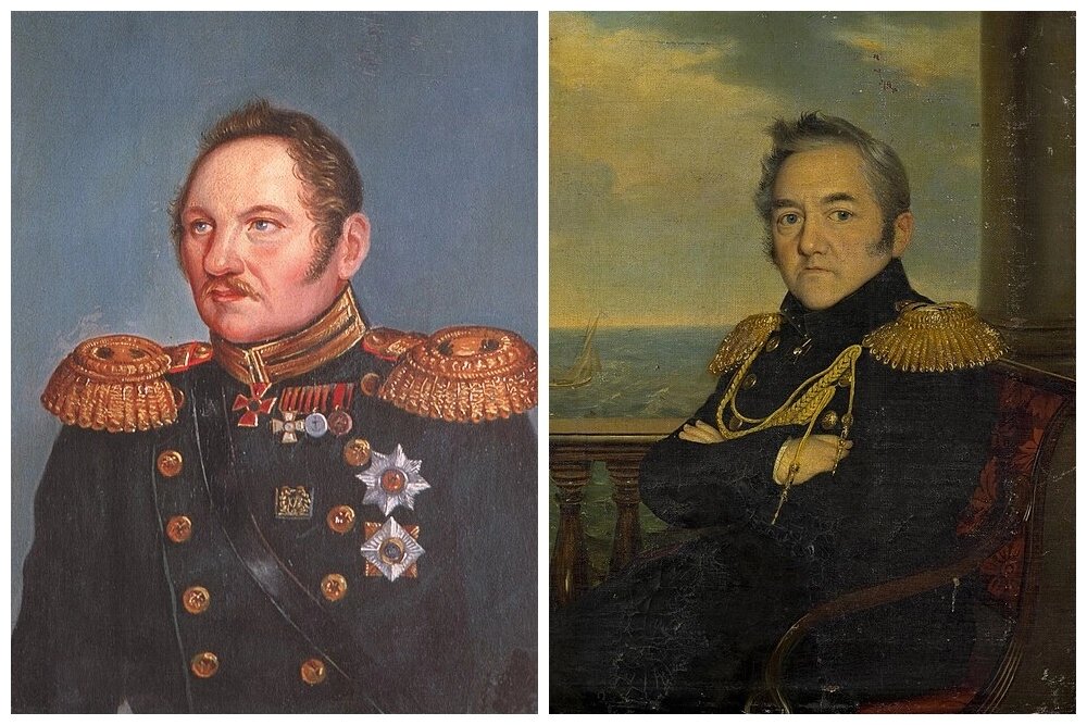    Фаддей Фаддеевич Беллинсгаузен, Михаил Петрович Лазарев. Фото:  Коллаж АиФ