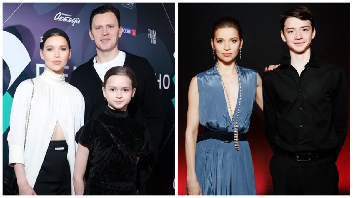 Максим Маринин с любимой и дочкой. Наталья Сомова с сыном