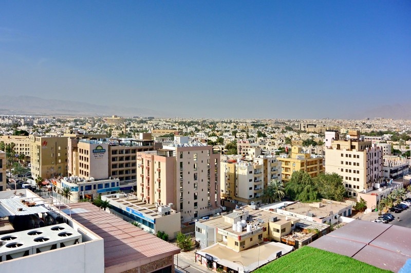 Акаба с крыши отеля "Хилтон"