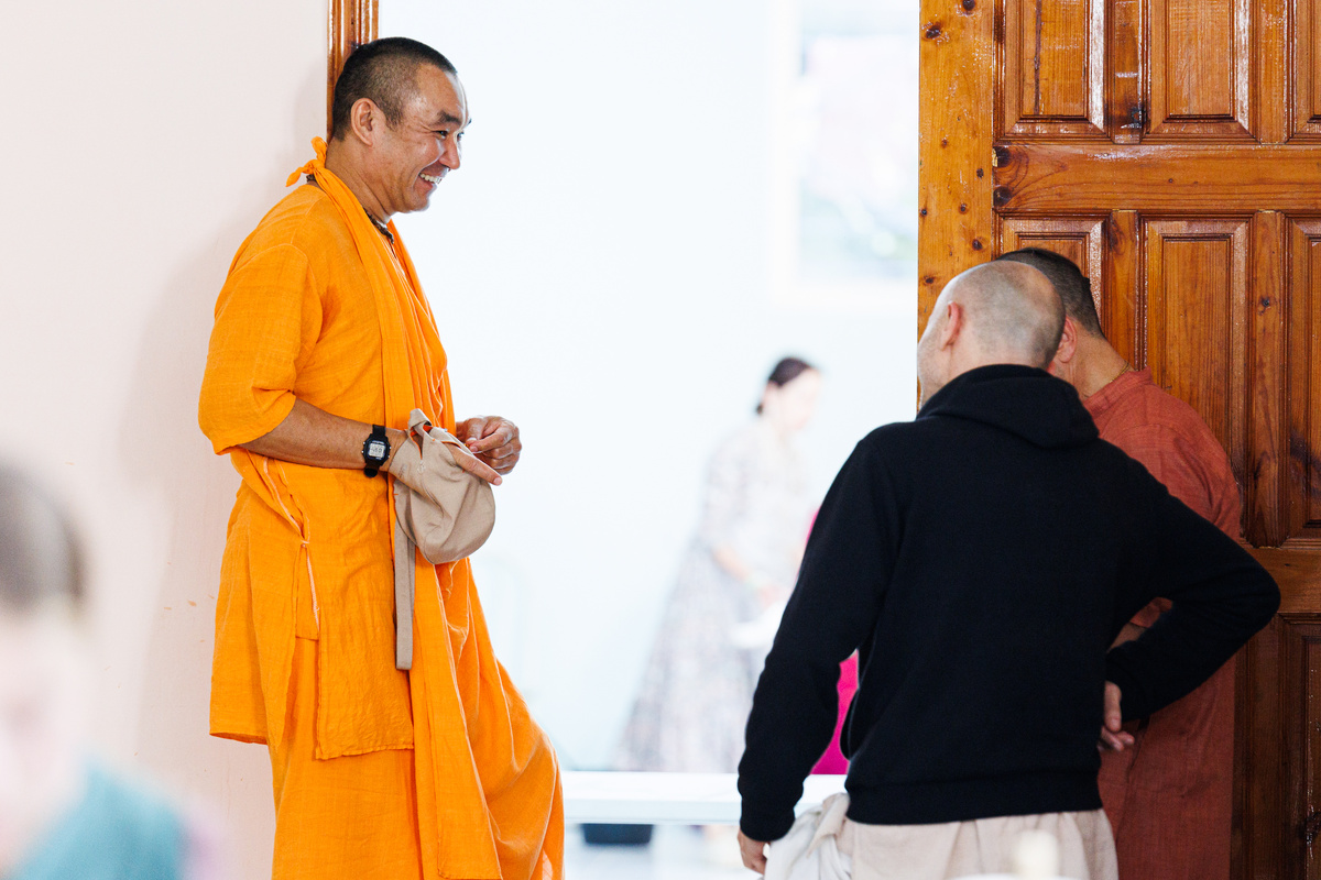 Е. С. Даяван Свами на фестивале Садху-санга 2024