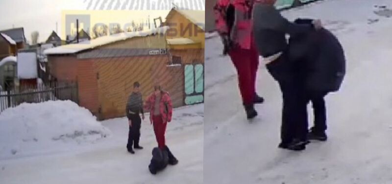    Скриншоты видеозаписи "Инцидент Новосибирск"