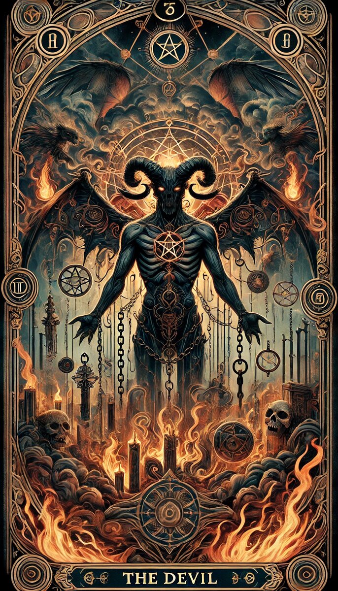 15 аркан Таро Дьявол 