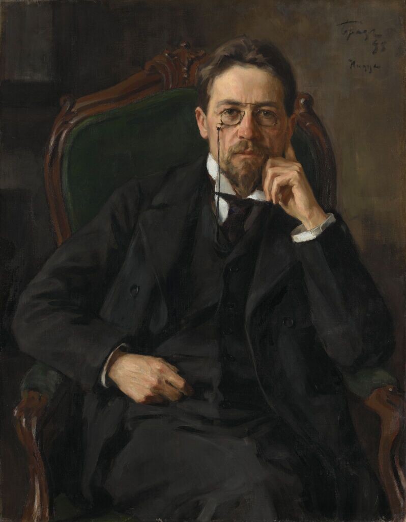 Антон Павлович Чехов, 1898 год. Браз Иосиф. Государственная Третьяковская галерея.