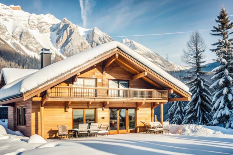    Зимний отдых в горах: открывайте мир шале, уют и приключения для всей семьи!