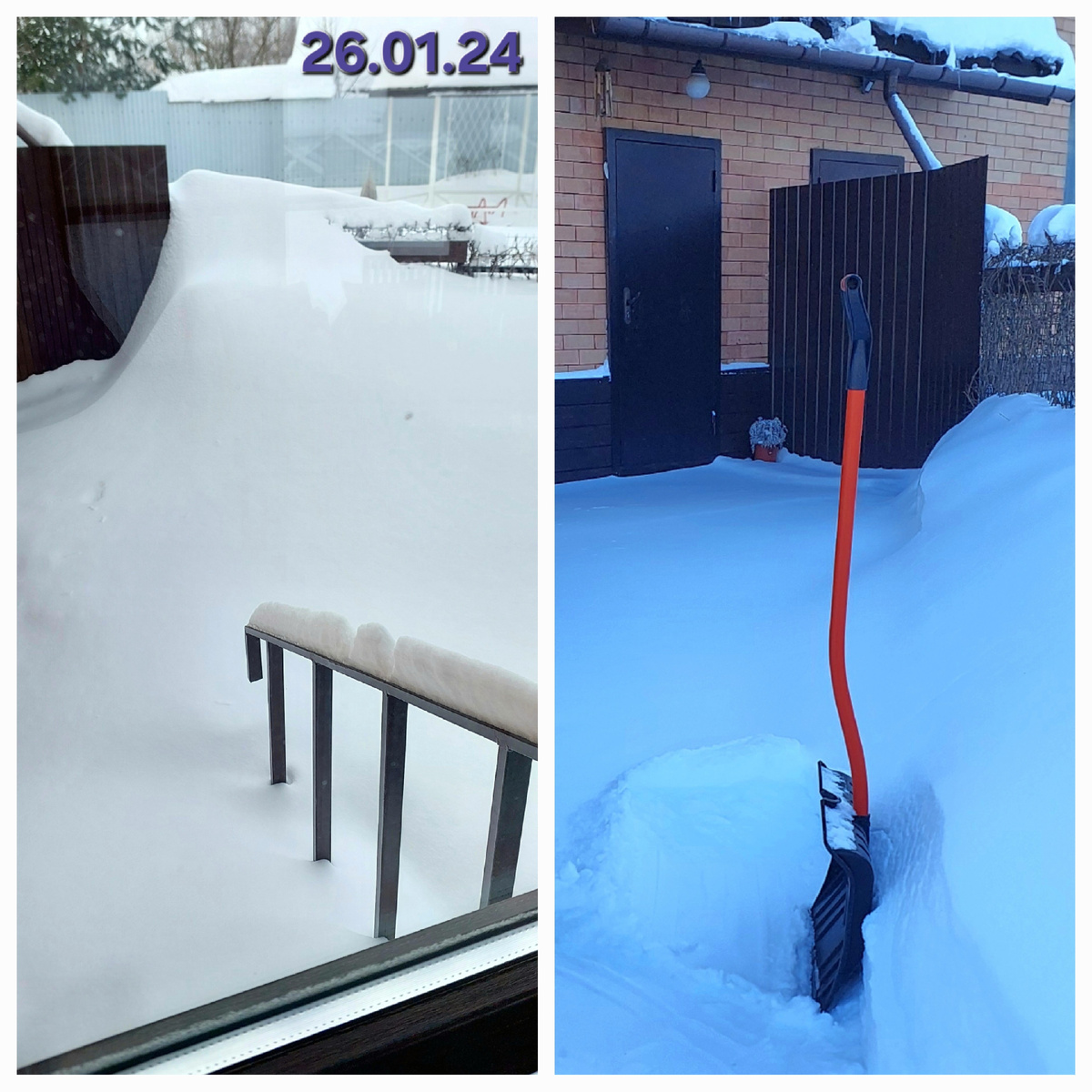 когда снегом не только завлило, но и замело.