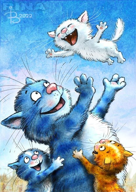 очаровательные коты Рины Зенюк