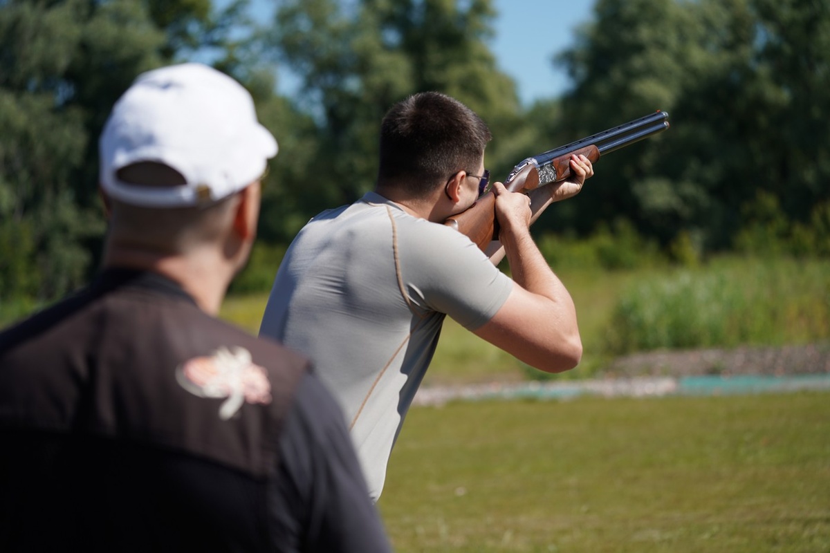 Фото 1. Моё выступление на одном из охотничьих соревнований по стендовой стрельбе