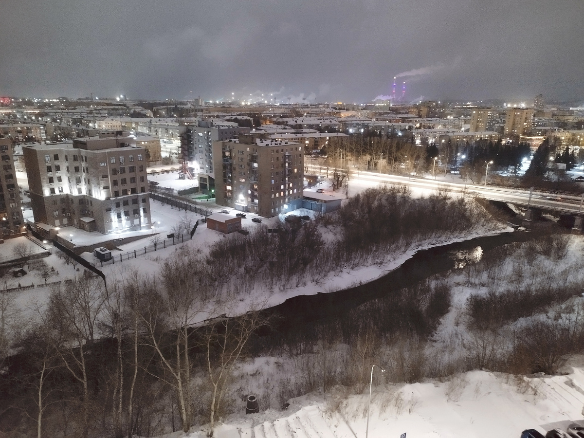 Кемерово вечером. Фото из личного архива автора