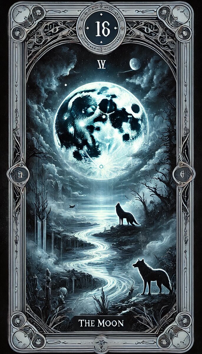 18 аркан Таро Луна 