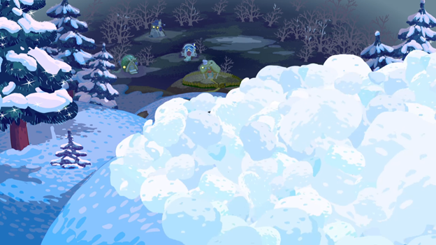 Более того, в той же серии мы видели не совсем правильную Ромашковую долину.