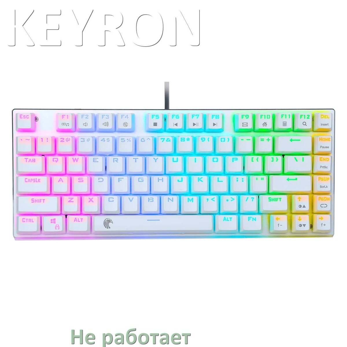 
Почему не работает клавиатура KEYRON на компьютере и не печатает
