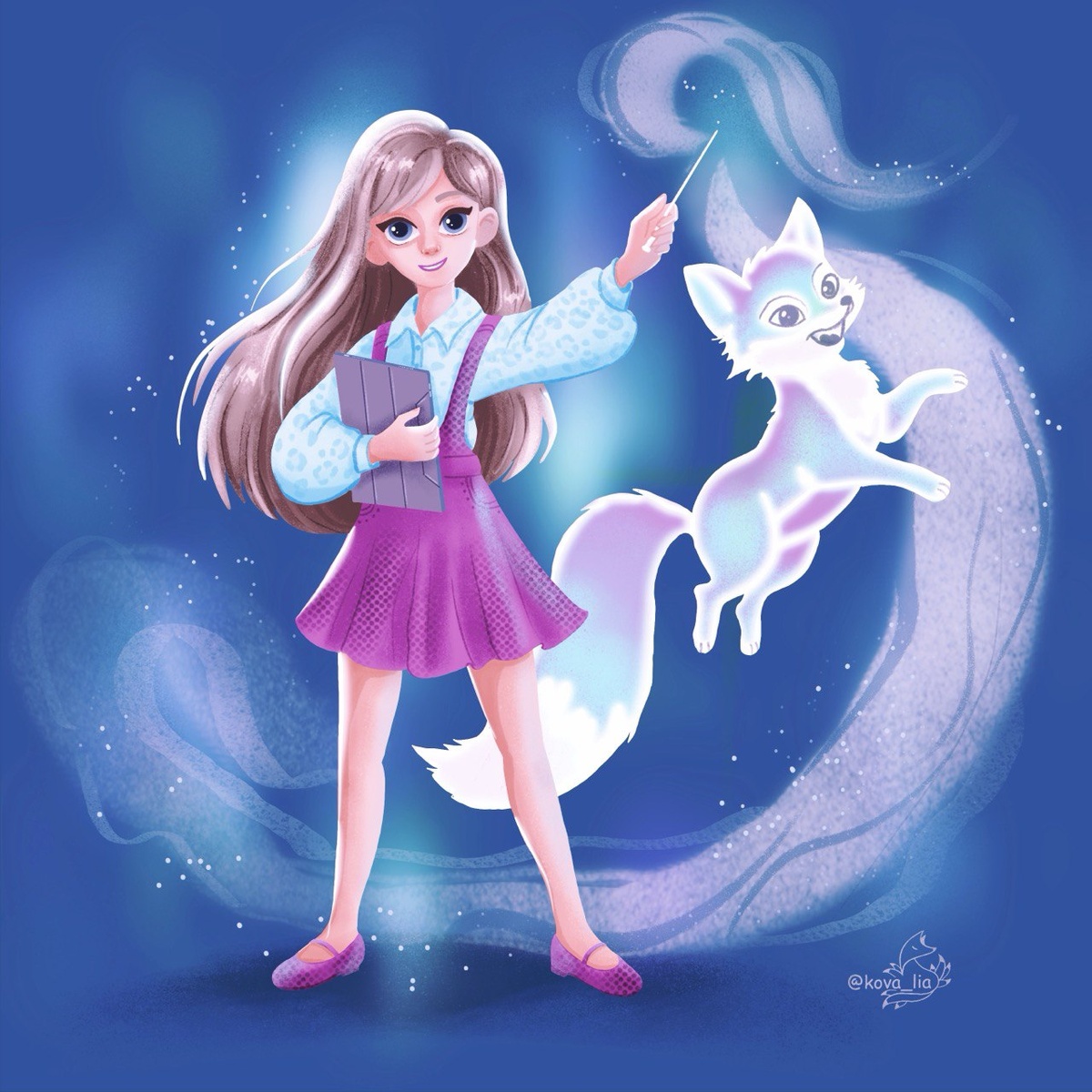 А это одна из работ для конкурса "Патронус" от Ульяны Бабенко.