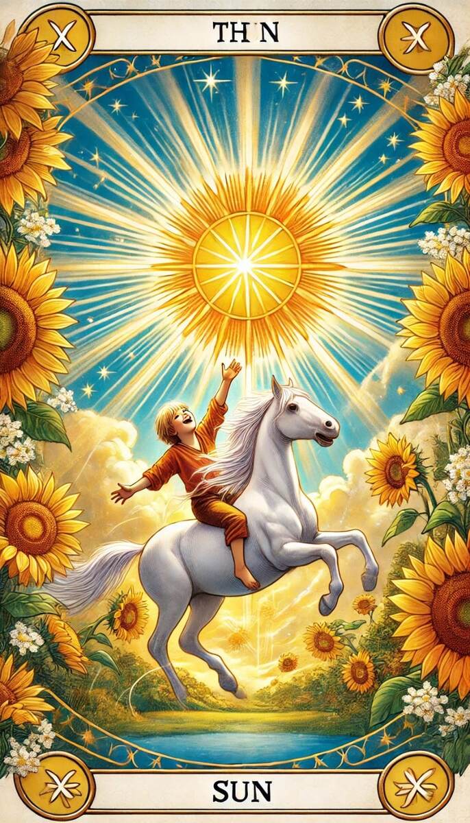 19 аркан Таро Солнце 