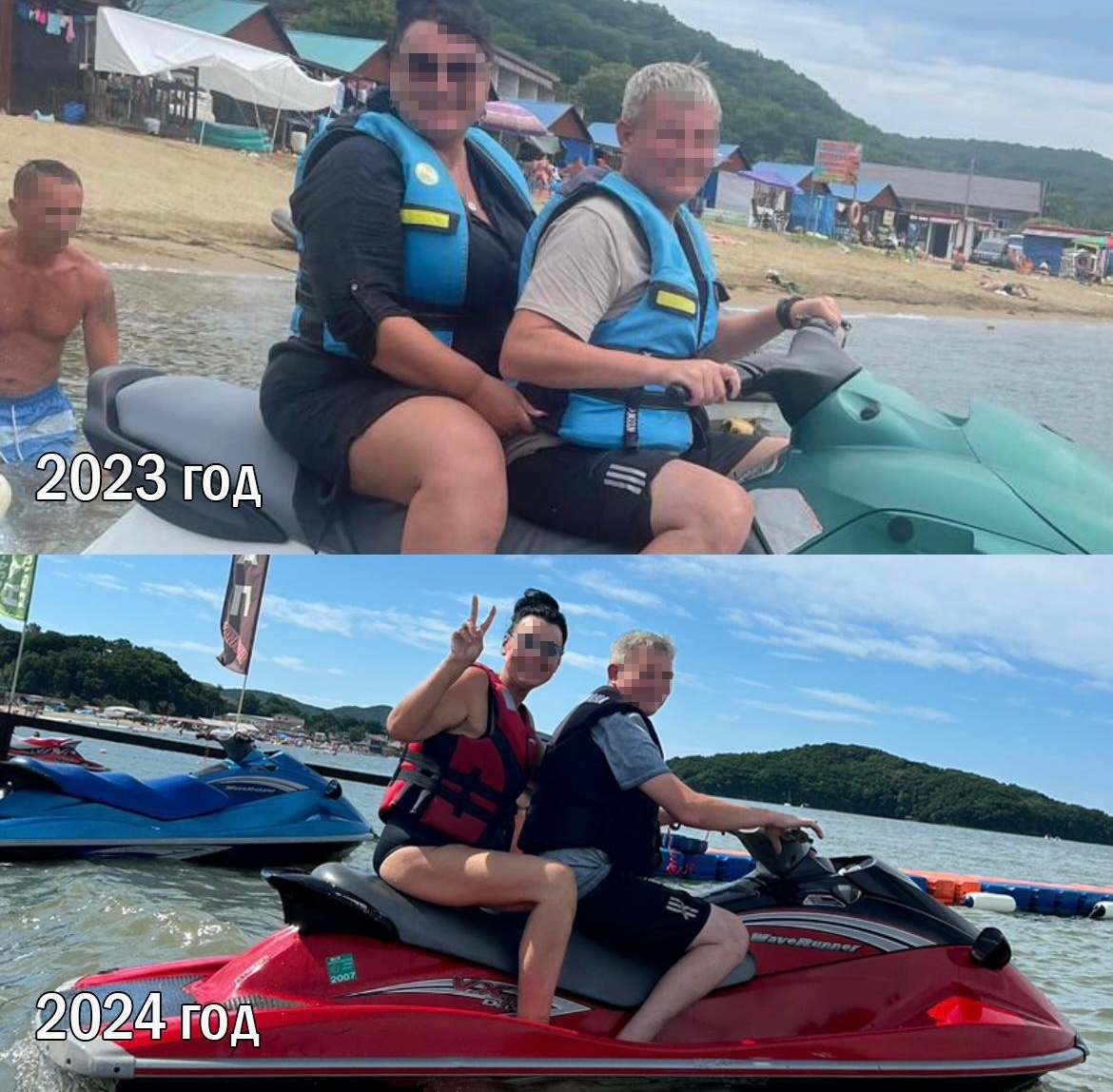 Юлия с мужем.