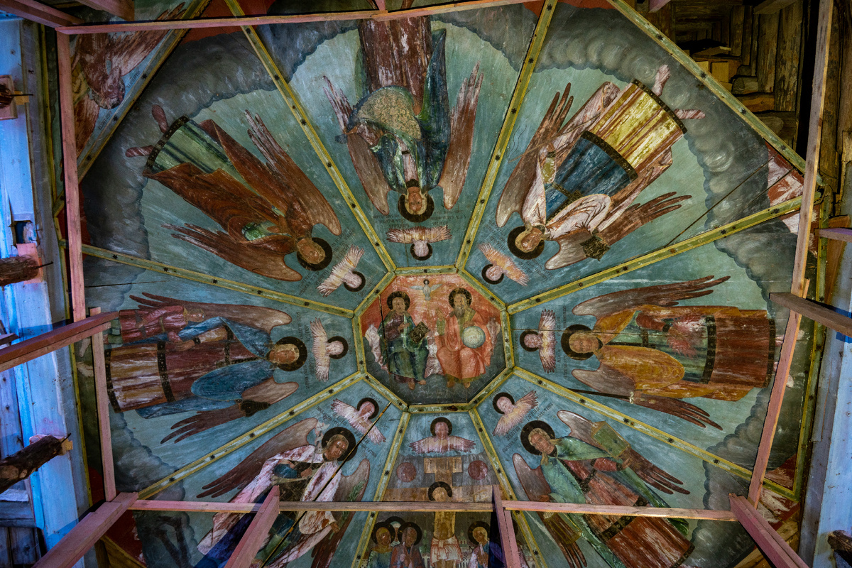 Небеса Храма Владимирской иконы Божьей Матери в Подпорожье 