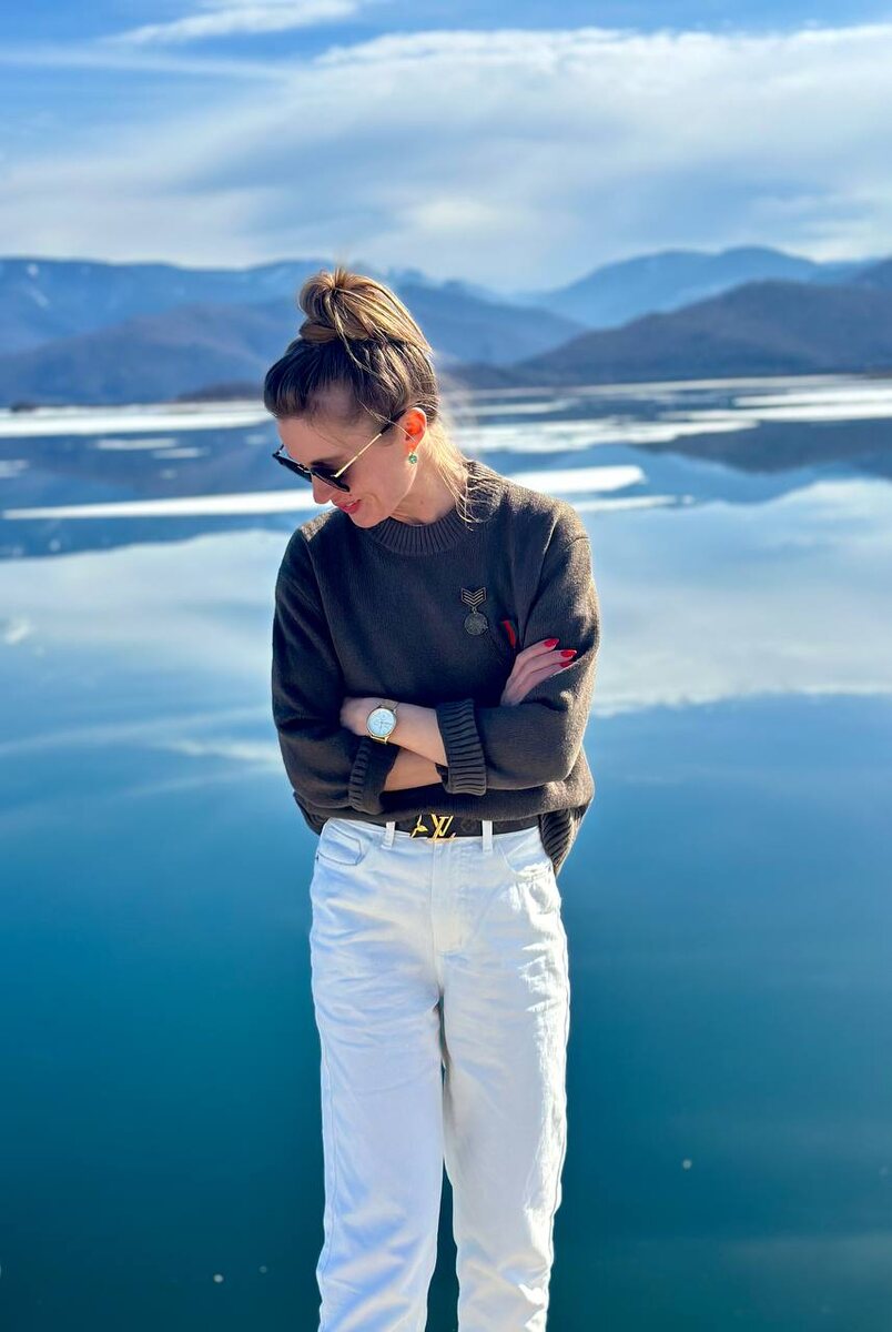 На фото ведущая прогноза погоды на канале Россия 1 Виктория Черникова