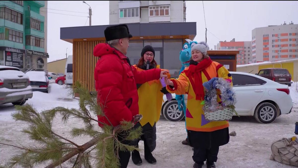    Почти две тысячи деревьев сдали уфимцы в акции "Елки в щепки"