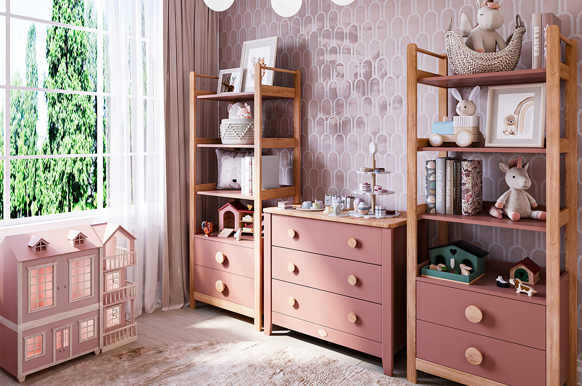 На картинке изображена Детская комната Boori “Вишня и Миндаль”.
