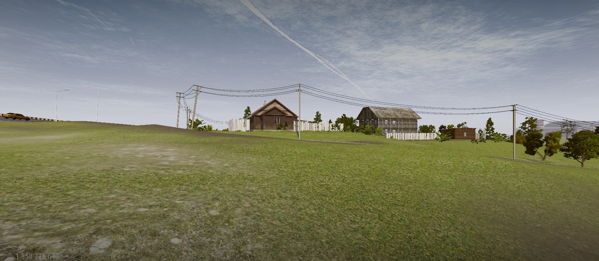 Где-то в районе спавна. 