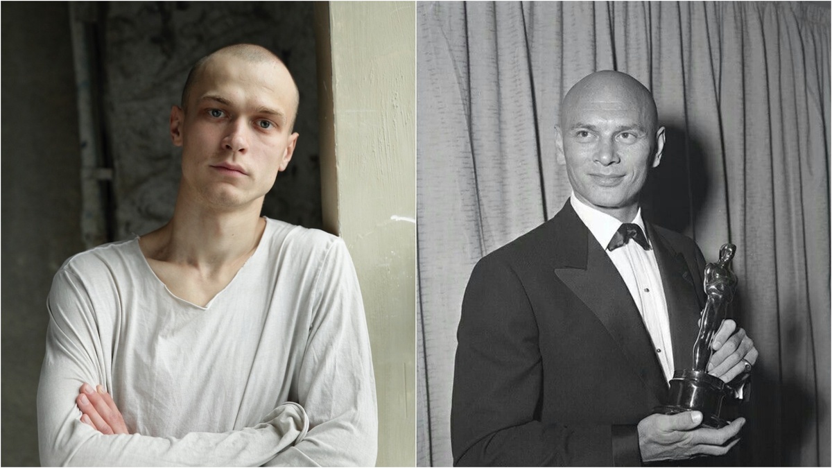 Юра Борисов и Юл Бриннер. Фото: соцсети