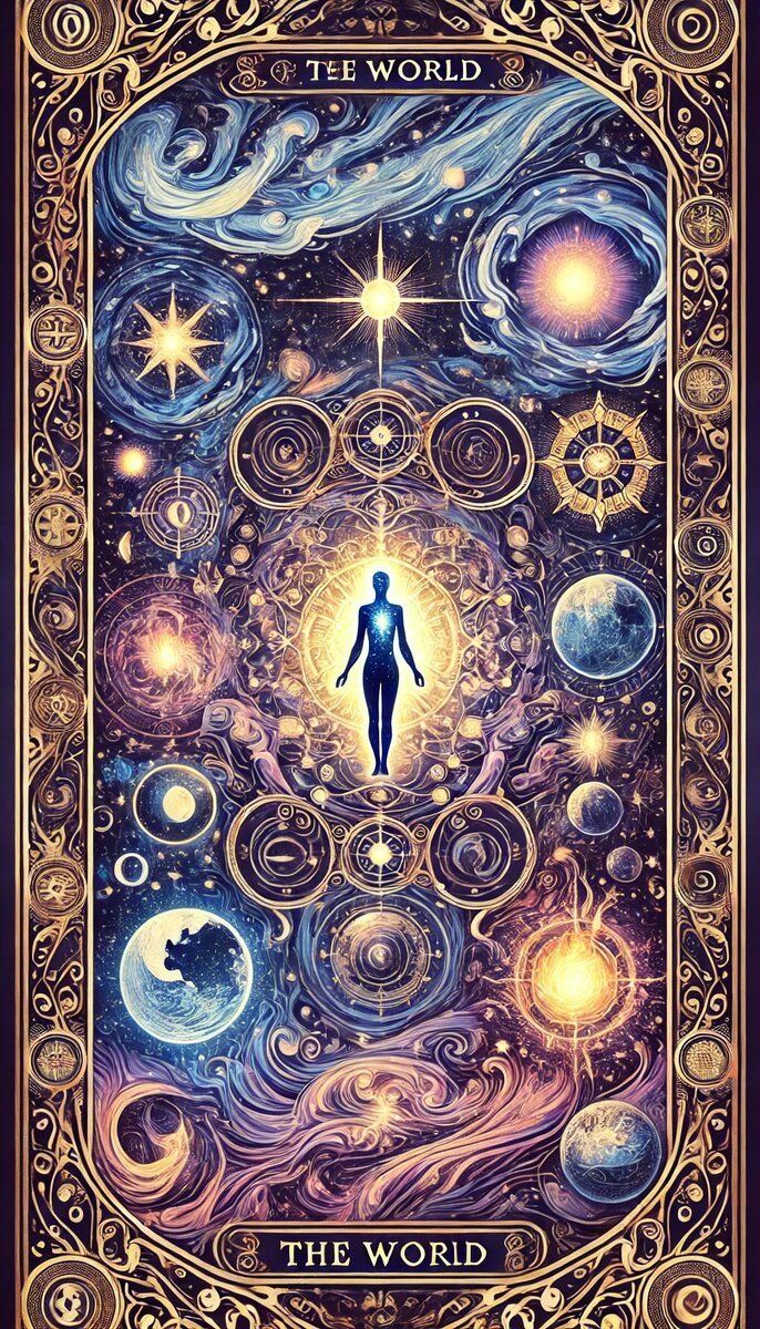 21 аркан Таро Мир