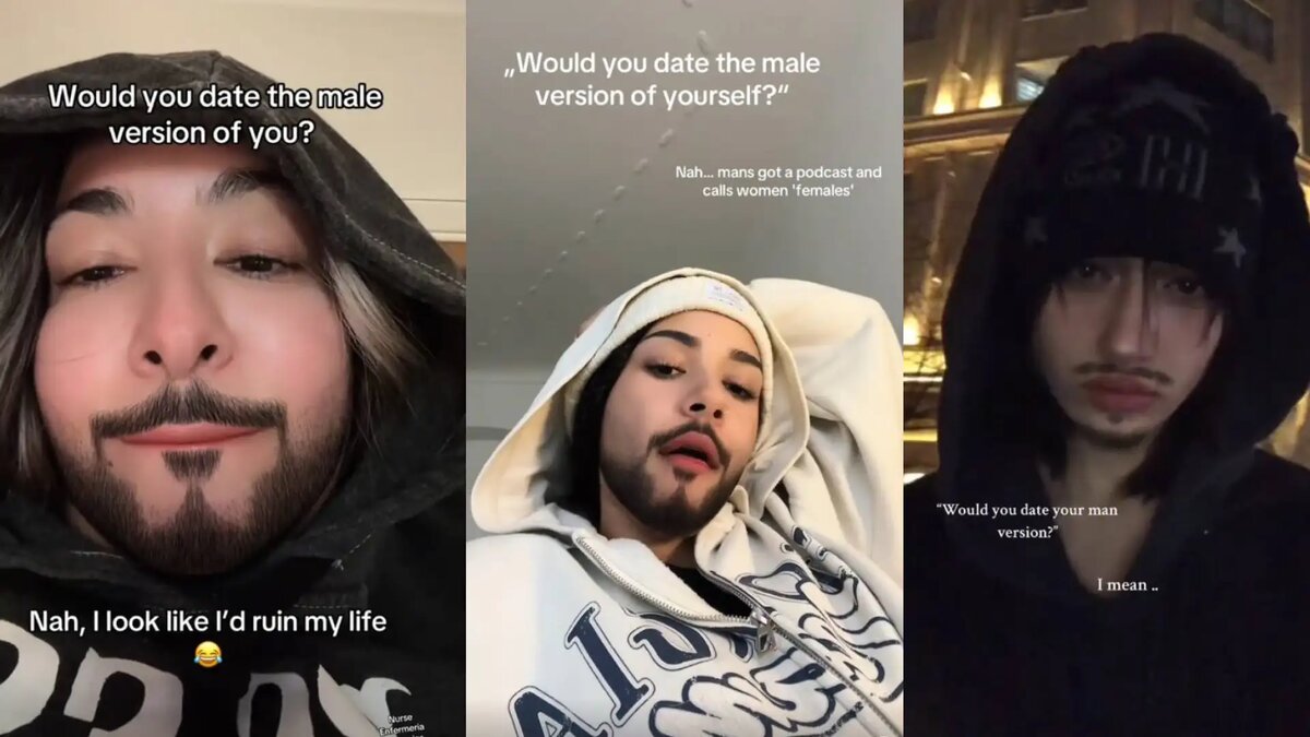 Скриншоты из популярных видео в TikTok