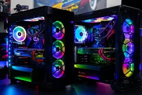 Довольно классический вариант игровой сборки - куча RGB-подсветки, корпус со стеклом, кулеры на видном месте. 