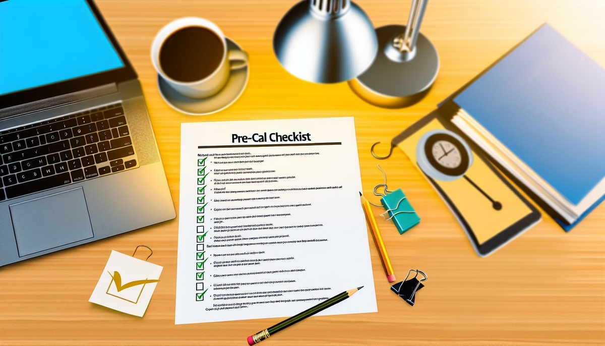  Предварительный контрольный список перед звонком