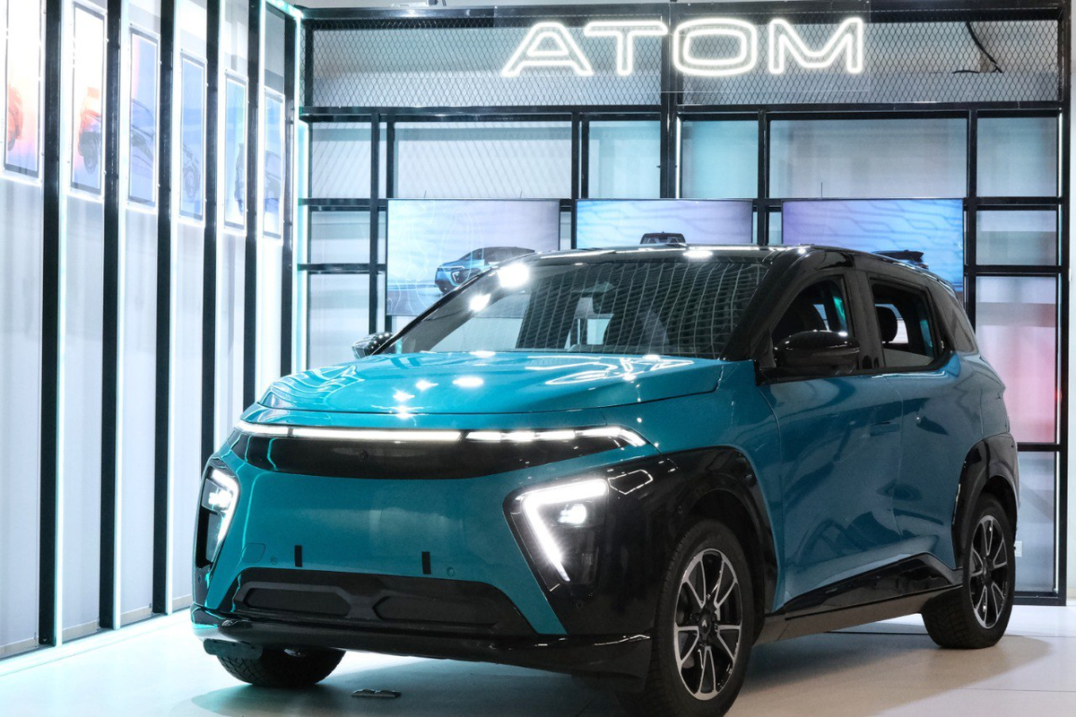 Предсерийный образец электромобиля «Атом» представляет собой полностью функциональный автомобиль.