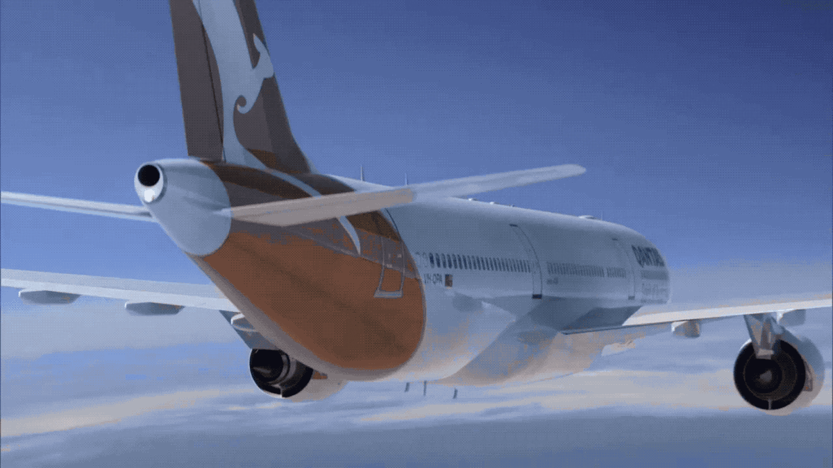 Реконструкция и имитация падения. Источник видео: Mayday
