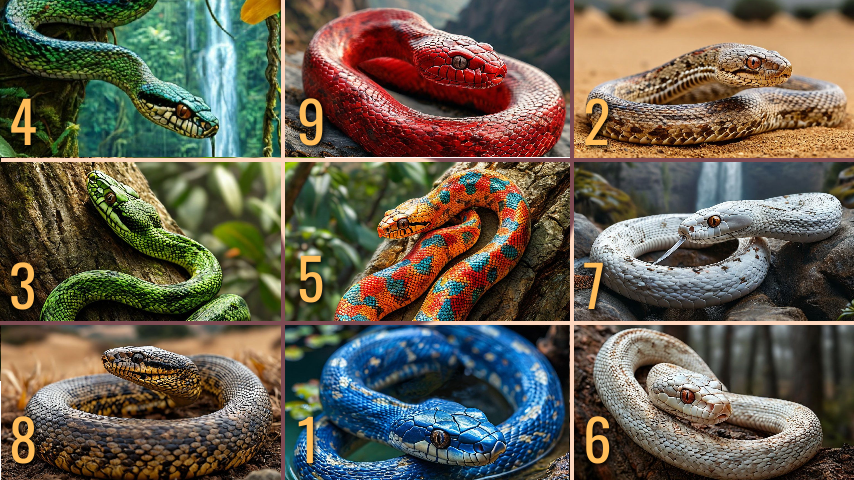 Выбирайте змейку с числом вашего Гуа или знаком года рождения (см. ниже), читайте  прогноз. 